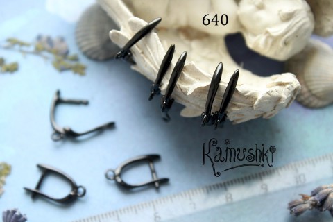 Швензы с английским замочком №640 "гладкий рис"