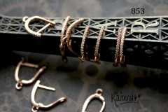 Швензы с английским замочком №853 "тонкая полосочка" Швензы с английским замочком №853 "тонкая полосочка"