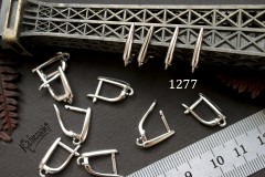 Швензы "лаконичная капля" с английским замочком, №1277, 1 пара Швензы "лаконичная капля" с английским замочком, №1277, 1 пара