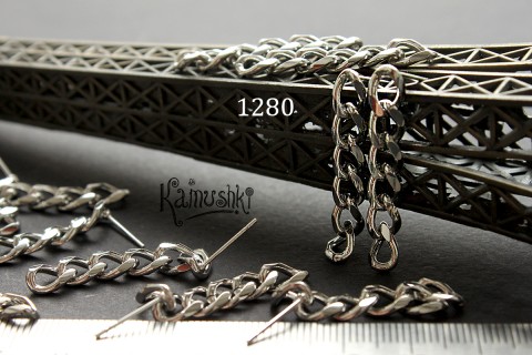 Швензы-гвоздики "Цепочка", №1280-0920, 1 пара Швензы-гвоздики "Цепочка", №1280-0920, 1 пара