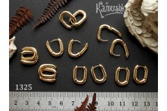 Швензы "овал" 12х15 мм, №1325, 1 пара Швензы "овал" 12х15 мм, №1325, 1 пара