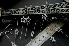 Кафф со звездой из фианитов №1609, 1 шт Кафф со звездой из фианитов №1609, 1 шт